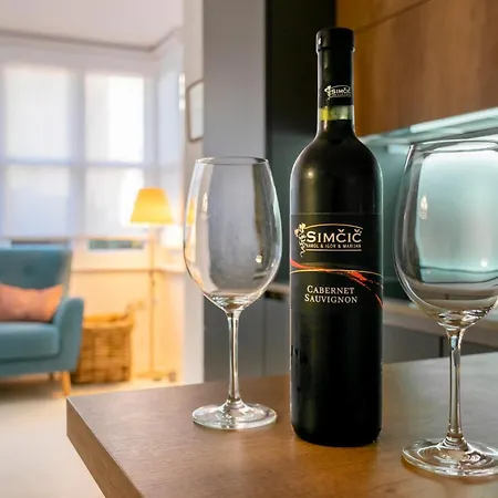 דירה Luksuzni Apartmaji V Centru Portoroza Z Vrtom In Parkiriscem - Luxury In Center With Garden & Parking בפורטורוז
